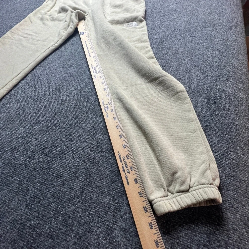 The North Face Mens Fleece Joggers Khaki Tan Sweatpants Medium Winter Warm Cozy
